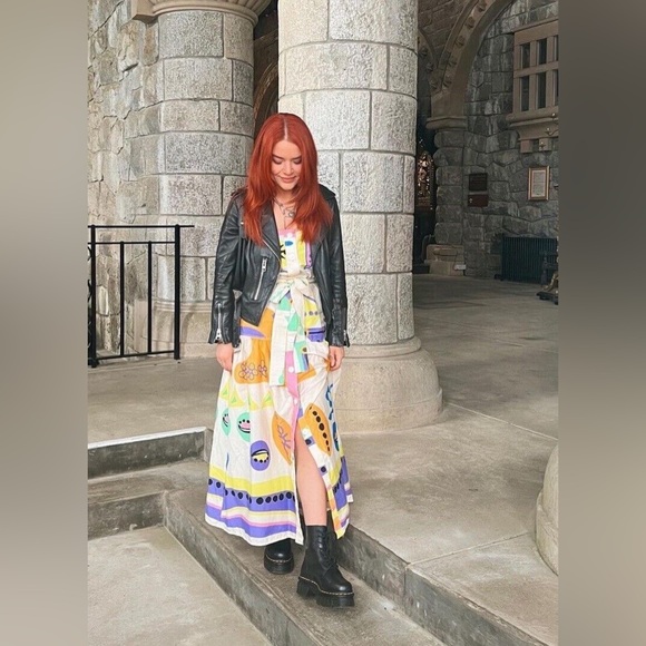 ZARA ~ PRINTED MIDI DRESS - Picture 9 of 17